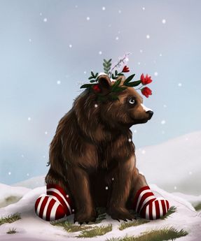 Bere-Gezellige-winterkaart